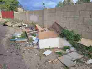 alleyway clean up in Phoenix AZ