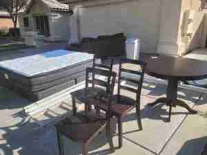 Dining Table and Chairs Removal in Phoenix AZ